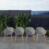 International Home Miami Amazonia Patio Dining Chairs - Lifestyle