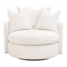 Essentials for Living Lourne Petite Swivel Sofa Chair - Front Angle