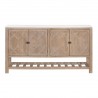 Essentials for Living Willow Media Sideboard - Front Angle