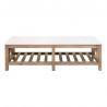 Essentials for Living Spruce Coffee Table - Front Angle