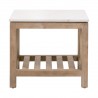 Essentials for Living Spruce End Table - Front Angle
