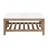 Essentials for Living Spruce Square Coffee Table - Front Angle