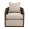 LiveSmart Gellar-Jute, Matte Brown Oak & Cane - Front Angle