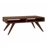 Greenington Azara Tiger Coffee Table, Sable - Front Side Angle - Greenington Azara Tiger Coffee Table, Sable - Front Side Angle