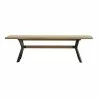 Moe's Home Collection Antonius Outdoor Dining Table - Front Angle - Moe's Home Collection Antonius Outdoor Dining Table - Front Angle