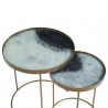 Sunpan Thalia Nesting Table - Set of Two - Top Angle