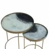 Sunpan Thalia Nesting Table - Set of Two - Top Angle - Sunpan Thalia Nesting Table - Set of Two - Top Angle