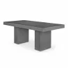 Moe's Home Collection Antonius Outdoor Dining Table - Front Side Angle - Moe's Home Collection Antonius Outdoor Dining Table - Front Side Angle