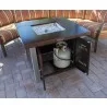 AZ Patio Heaters Outdoor Fire Pit in Hammered Bronze/Stainless Steel - Lifestyle - AZ Patio Heaters Outdoor Fire Pit in Hammered Bronze/Stainless Steel - Lifestyle