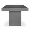 Moe's Home Collection Antonius Outdoor Dining Table - Side Angle - Moe's Home Collection Antonius Outdoor Dining Table - Side Angle