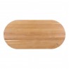 Moe's Home Collection Trie Dining Table in Large - Natural - Top Angle