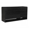 Moe's Home Collection Quinton Large Black Dresser - Back Side Angle