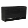 Moe's Home Collection Quinton Large Black Dresser - Back Side Angle - Moe's Home Collection Quinton Large Black Dresser - Back Side Angle
