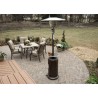 AZ Patio Heaters Outdoor Patio Heater in Hammered Bronze  - Lifestyle
