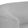 Sunpan Grimaldi Sofa in Liv Dove - Closeup Top Angle