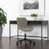 Sunpan Lyla Office Chair Black in Antique Grey - Lifestyle