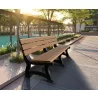 Polly Products Aspen Backed Bench - Polly Products Aspen Backed Bench
