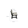 Polly Products Aspen Backed Bench2 - Polly Products Aspen Backed Bench2
