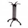 Boca Aluminum Table Base Black Powder Coat - Bar Height