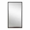 Sunpan Fresno Floor Mirror Dark Brown - Narrow Natural - Front Angle - Sunpan Fresno Floor Mirror Dark Brown - Narrow Natural - Front Angle