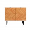 Manhattan Comfort Mid-Century Modern Liam Accent Cabinet Front
