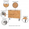 Manhattan Comfort Mid-Century Modern Liam Accent Cabinet Details