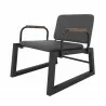 Manhattan Comfort Whythe PU Leather Low Accent Chair 1.0 in Black Side - Manhattan Comfort Whythe PU Leather Low Accent Chair 1.0 in Black Side