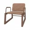 Manhattan Comfort Whythe PU Leather Low Accent Chair 1.0 in Corten Side - Manhattan Comfort Whythe PU Leather Low Accent Chair 1.0 in Corten Side