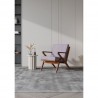 Manhattan Comfort Martelle Grey and Amber Twill Weave Accent Chair