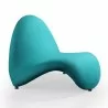 Manhattan Comfort MoMa Purple Wool Blend Accent Chair in Teal Front - Manhattan Comfort MoMa Purple Wool Blend Accent Chair in Teal Front