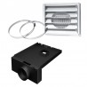 5" Fresh Air Intake Kit For Wood Stove On Legs