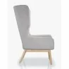 Manhattan Comfort Sampson Wheat and Natural Twill Accent Chair Side - Manhattan Comfort Sampson Wheat and Natural Twill Accent Chair Side