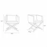 Manhattan Comfort Hollywood Polished Chrome Faux Leather Lounge Accent Chair - Manhattan Comfort Hollywood Polished Chrome Faux Leather Lounge Accent Chair