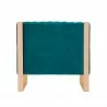 Manhattan Comfort Trillium Teal and Gold Velvet Accent Chair Back - Manhattan Comfort Trillium Teal and Gold Velvet Accent Chair Back