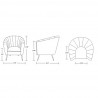 Manhattan Comfort Rosemont Velvet Accent Chair