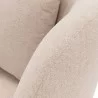 Manhattan Comfort Contemporary Siri Linen Weave Accent Chair with Pillows In Wheat Close View - Manhattan Comfort Contemporary Siri Linen Weave Accent Chair with Pillows In Wheat Close View