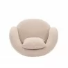 Manhattan Comfort Contemporary Siri Linen Weave Accent Chair with Pillows In Wheat Top - Manhattan Comfort Contemporary Siri Linen Weave Accent Chair with Pillows In Wheat Top