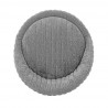 Manhattan Comfort Modern Leela Swivel Chenille Accent Chair In Grey Top