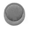 Manhattan Comfort Modern Leela Swivel Chenille Accent Chair In Grey Top - Manhattan Comfort Modern Leela Swivel Chenille Accent Chair In Grey Top