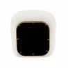 Manhattan Comfort Modern Edina Chenille Accent Chair in White Bottom - Manhattan Comfort Modern Edina Chenille Accent Chair in White Bottom