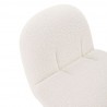 Manhattan Comfort Modern Edina Chenille Accent Chair in White Half