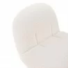 Manhattan Comfort Modern Edina Chenille Accent Chair in White Half - Manhattan Comfort Modern Edina Chenille Accent Chair in White Half