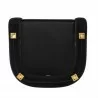 Manhattan Comfort Modern Amirah Velvet Accent Chair In Black Bottom - Manhattan Comfort Modern Amirah Velvet Accent Chair In Black Bottom