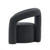 Manhattan Comfort Modern Darian Chenille Accent Chair Black Other Side