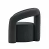 Manhattan Comfort Modern Darian Chenille Accent Chair Black Other Side - Manhattan Comfort Modern Darian Chenille Accent Chair Black Other Side