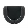 Manhattan Comfort Modern Darian Chenille Accent Chair Black Top - Manhattan Comfort Modern Darian Chenille Accent Chair Black Top