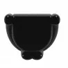 Manhattan Comfort Modern Darian Chenille Accent Chair Black Bottom - Manhattan Comfort Modern Darian Chenille Accent Chair Black Bottom