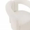 Manhattan Comfort Modern Darian Chenille Accent Chair Cream Half - Manhattan Comfort Modern Darian Chenille Accent Chair Cream Half