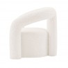 Manhattan Comfort Modern Darian Chenille Accent Chair Cream Other Side