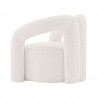 Manhattan Comfort Modern Darian Chenille Accent Chair Cream Side